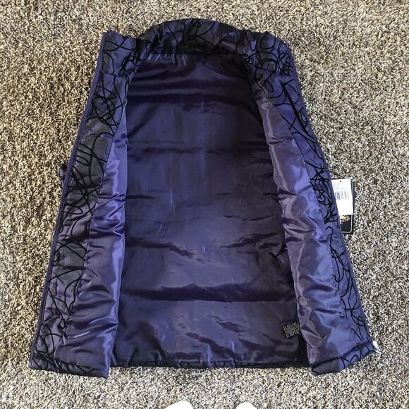 NWT Jane‎ Ashley Plum Metallic Jacket Vest Size M - Picture 5 of 7